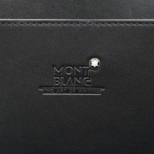 ほぼ未使用★MONTBLANC/モンブラン【高額★レザー アタッシュケース】黒/メンズ ビジネス バッグ★N5089