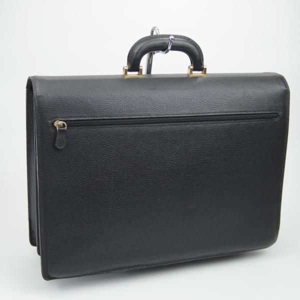 極上★(伊)サルヴァトーレ・フェラガモ/Ferragamo【★レザー ブリーフケース】黒/メンズ ビジネス バッグ/Salvatore★N5090