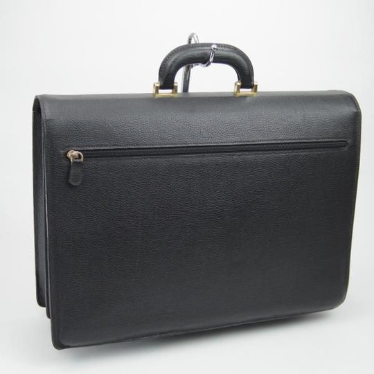 極上★(伊)サルヴァトーレ・フェラガモ/Ferragamo【★レザー ブリーフケース】黒/メンズ ビジネス バッグ/Salvatore★N5090