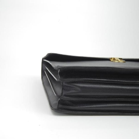 極上★(伊)サルヴァトーレ・フェラガモ/Ferragamo【★レザー ブリーフケース】黒/メンズ ビジネス バッグ/Salvatore★N5090