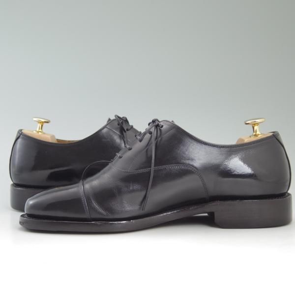 極上★スコッチグレイン SIZE 25【★ストレートチップ/2416】黒/カーフ/men's/メンズ/Scotch Grain★c306