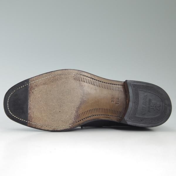 極上★スコッチグレイン SIZE 25【★ストレートチップ/2416】黒/カーフ/men's/メンズ/Scotch Grain★c306