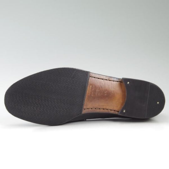 ★(伊)タニノクリスチー SIZE 6.5【★定価15万円以上/コインローファー/黒】カーフ/129927/men's/メンズ/TANINO CRISCI★c307