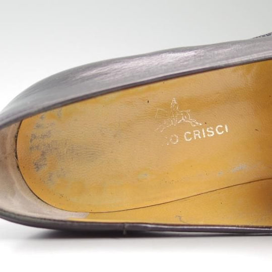 ★(伊)タニノクリスチー SIZE 6.5【★定価15万円以上/コインローファー/黒】カーフ/129927/men's/メンズ/TANINO CRISCI★c307