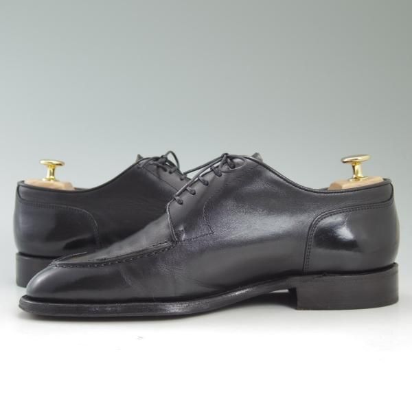 極上★ユナイテッドアローズ SIZE 7.5【★グッドイヤーウェルテッド製法/Uチップ】カーフ/黒/men's/メンズ/靴/United Arrows★c310