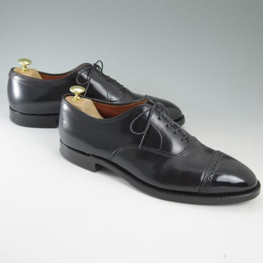 極上★オールデン 10.5C【★コードバン仕様/9016/ハンプトンラスト】黒/パンチドキャップトゥ/Alden★c312