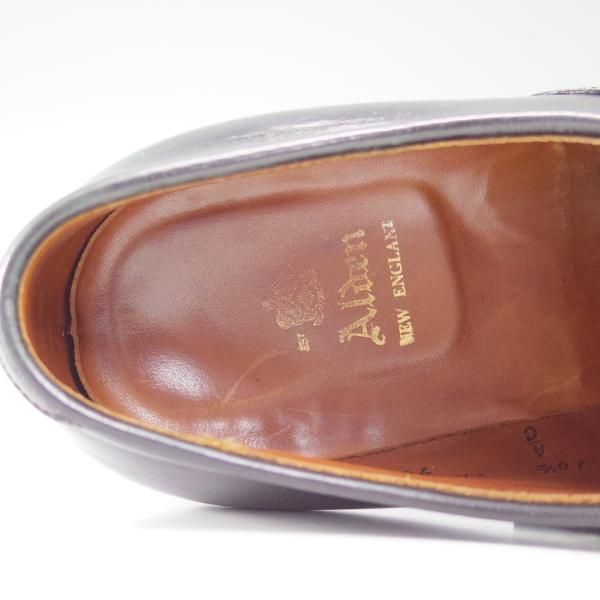 極上★オールデン 10.5C【★コードバン仕様/9016/ハンプトンラスト】黒/パンチドキャップトゥ/Alden★c312