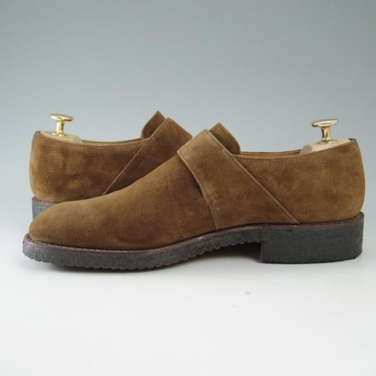 極希少★チャーチ 65E/UK6.5【★2都市ロゴ/54ラスト/旧チャーチ】モンクストラップ/PRIOR/スエード/Church's★c314