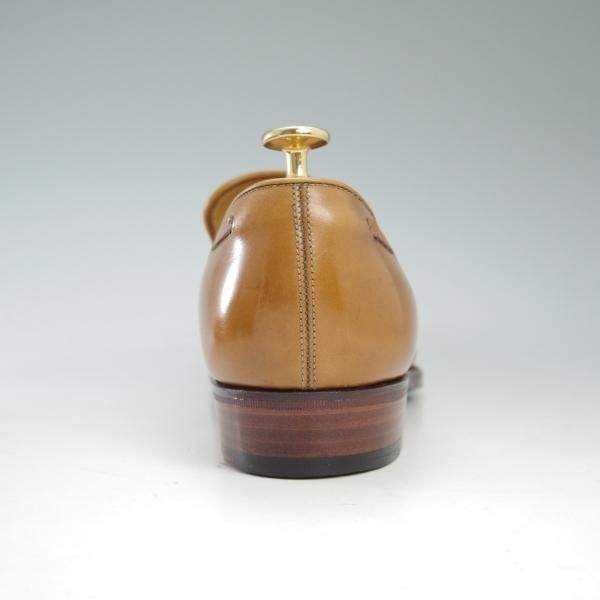 美品★(福岡)コルノブルゥ UK7程度【★定価17万円以上/ハンドソーンウェルテッド製法】タッセルローファー/Corno blu★c315