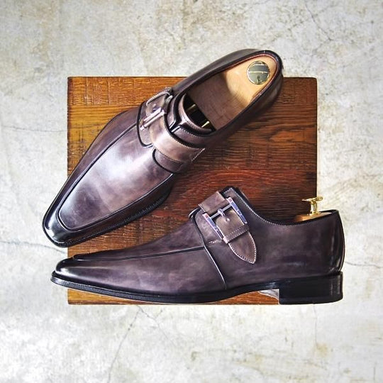 極美品★マグナーニ・セレクション SIZE 40【最上級ライン★ハンドペイント/マグナムカーフ】13038/MAGNANNI SELECCION★c316