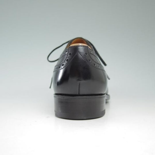 極美品★J.M.ウェストン 6E【★定価￥135,000-/定番セミブローグ/310】クラシック/ブラック/カーフ/11ラスト/Weston/ウエストン★c317