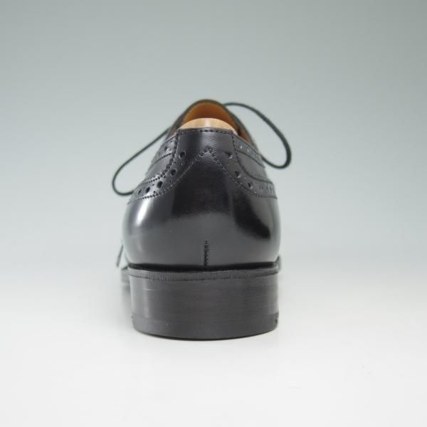 極美品★J.M.ウェストン 6E【★定価￥135,000-/定番セミブローグ/310】クラシック/ブラック/カーフ/11ラスト/Weston/ウエストン★c317