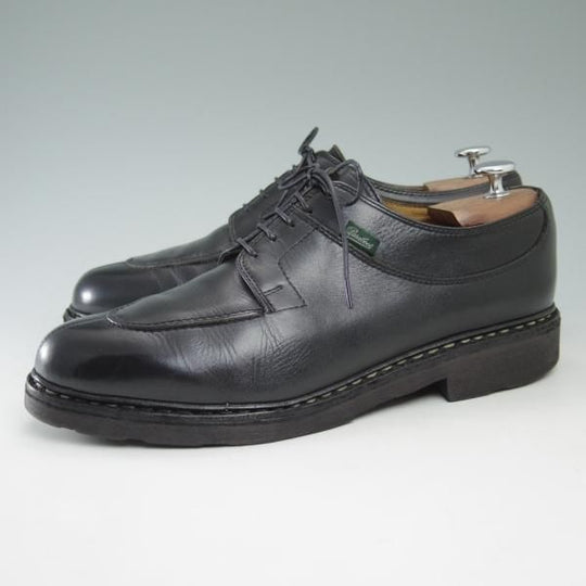 ★パラブーツ SIZE 8【定番★アヴィニョン/AVIGNON】グリフソール/Uチップ/リスレザー/NOIRE/LIS NOIR/GRIFF2/Paraboot★c318