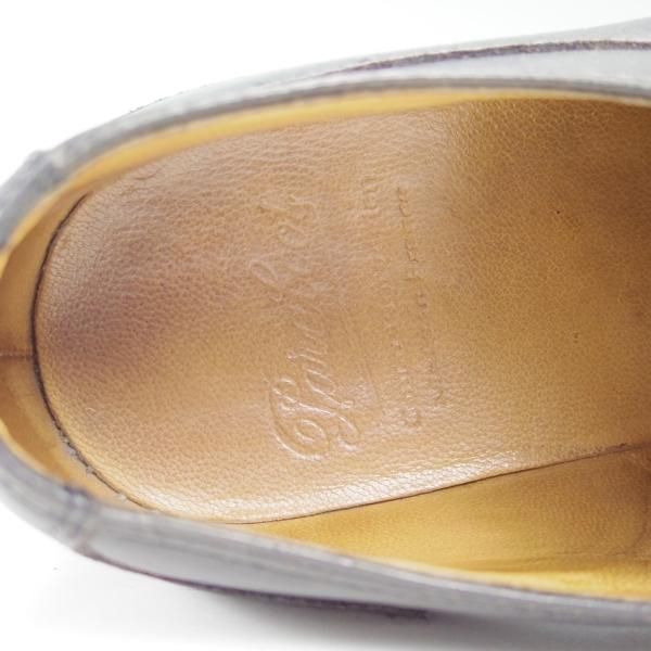 ★パラブーツ SIZE 8【定番★アヴィニョン/AVIGNON】グリフソール/Uチップ/リスレザー/NOIRE/LIS NOIR/GRIFF2/Paraboot★c318