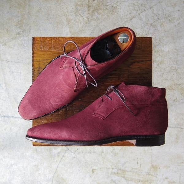 美品★(伊)Roland 1953/ローランド SIZE 7【伊勢丹メンズ取扱い★チャッカブーツ】スエード★c319