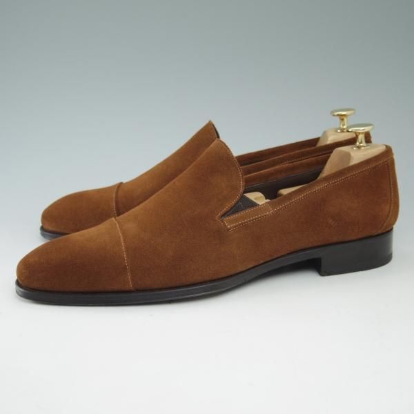 新品未使用lav.blake ISETAN MEN’Sローファー ダークグレー 美品☆(伊)Lav.Blake×伊勢丹メンズ SIZE 42【別注品☆ISETAN MEN'S