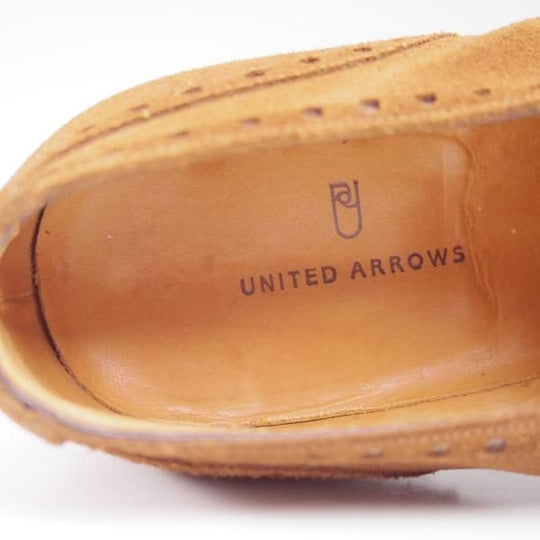 極上★ユナイテッドアローズ SIZE 40.5【★ダービー シューズ】スエード/men's/メンズ/靴/UNITED ARROWS★c321