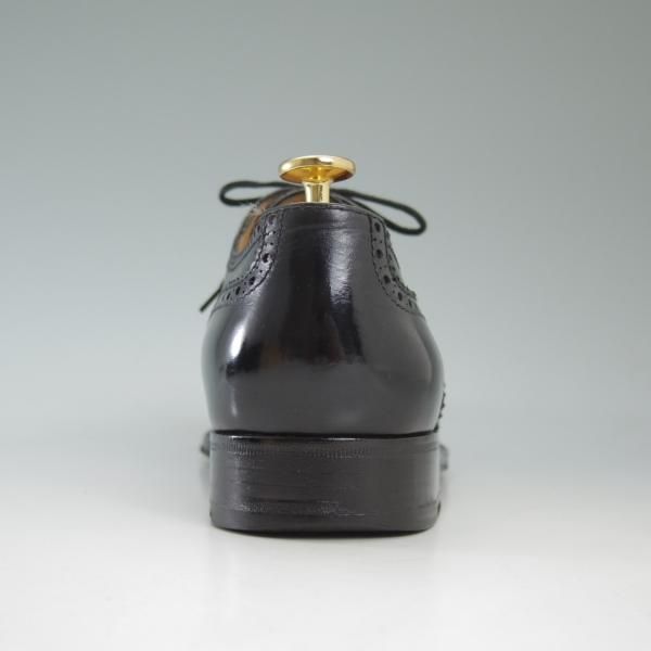 極上★(伊)タニノクリスチー SIZE 7【定価15万円以上★フルブローグ】122579/黒/ブラック/NERO/メンズ/カーフ/TANINO CRISCI★c325