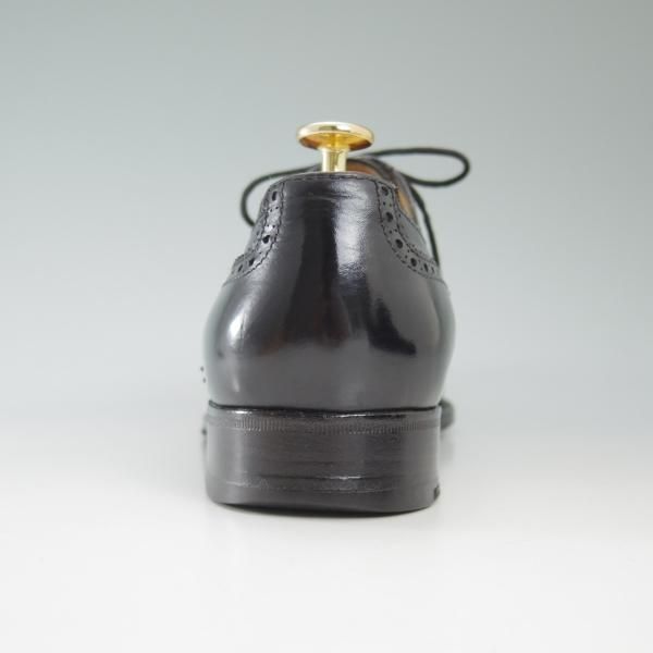 極上★(伊)タニノクリスチー SIZE 7【定価15万円以上★フルブローグ】122579/黒/ブラック/NERO/メンズ/カーフ/TANINO CRISCI★c325