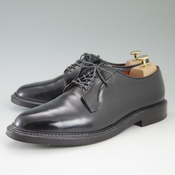 極美品★(米)オールデン 7D【定価￥136,080-★コードバン/9901】黒/プレーントゥ/バリーラスト/Alden★c327
