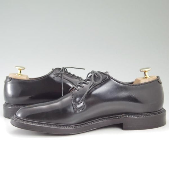 極美品★(米)オールデン 7D【定価￥136,080-★コードバン/9901】黒/プレーントゥ/バリーラスト/Alden★c327