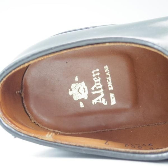 極美品★(米)オールデン 7D【定価￥136,080-★コードバン/9901】黒/プレーントゥ/バリーラスト/Alden★c327