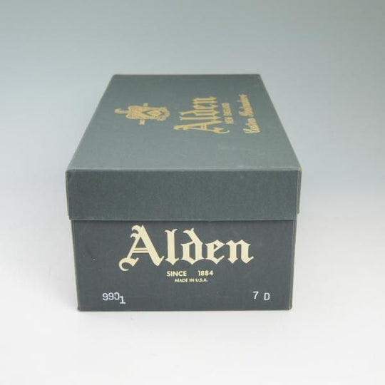 極美品★(米)オールデン 7D【定価￥136,080-★コードバン/9901】黒/プレーントゥ/バリーラスト/Alden★c327