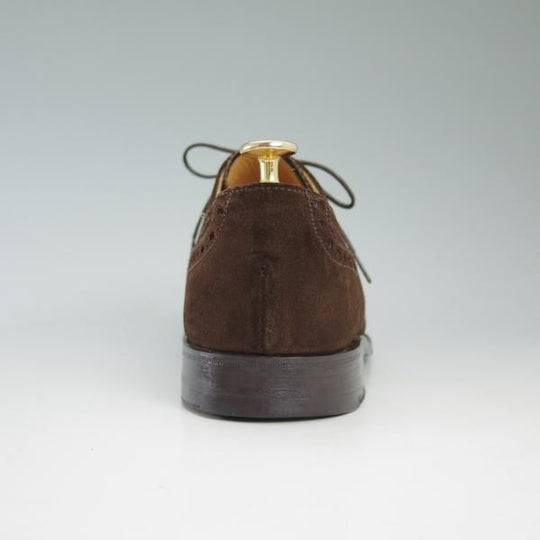 極上★(英)アルフレッドサージェント 6.5FX【★フルブローグ/スエード】2850-13/濃茶/ダークブラウン/サージェント/Alfred Sargent★c330