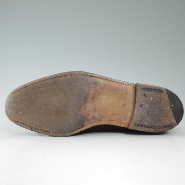 極上★(英)アルフレッドサージェント 6.5FX【★フルブローグ/スエード】2850-13/濃茶/ダークブラウン/サージェント/Alfred Sargent★c330