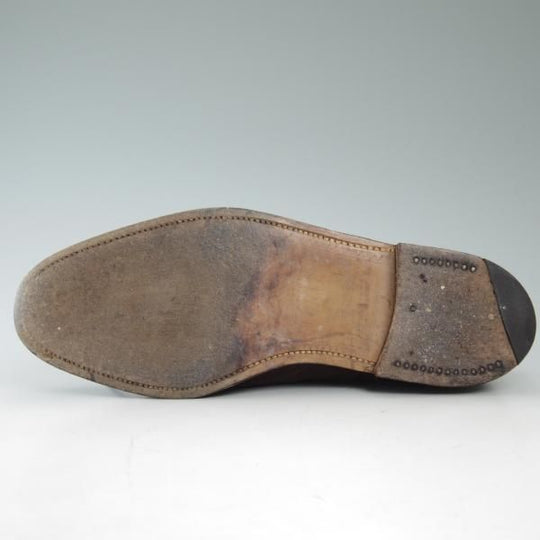 極上★(英)アルフレッドサージェント 6.5FX【★フルブローグ/スエード】2850-13/濃茶/ダークブラウン/サージェント/Alfred Sargent★c330