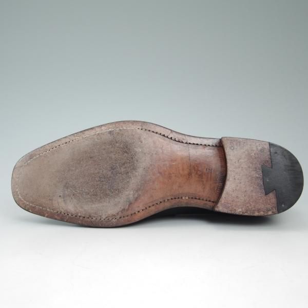 極上★PAR-LAY/パーレイ SIZE 7【★グッドイヤーウェルテッド製法/ホールカット】黒/ダブルレザーソール/men's/メンズ★c334