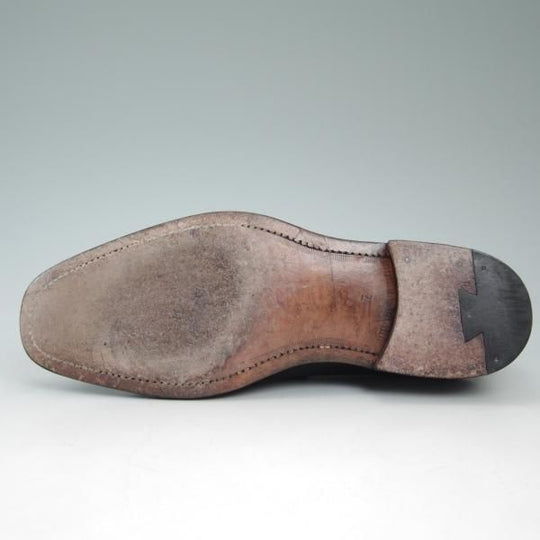 極上★PAR-LAY/パーレイ SIZE 7【★グッドイヤーウェルテッド製法/ホールカット】黒/ダブルレザーソール/men's/メンズ★c334