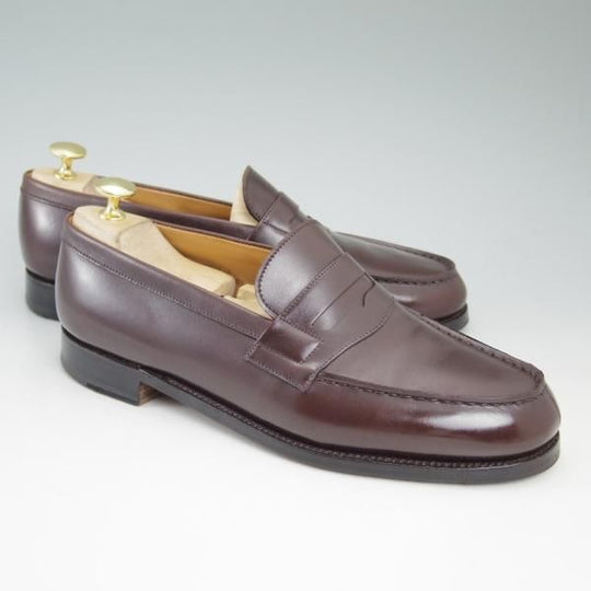 極上★JM.ウェストン 6D【定価￥102,600-★ダークブラウン/ボックスカーフ】コインローファー/180/41ラスト/Weston/ウエストン★c335