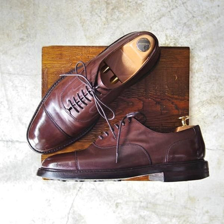 極上★チャーチ 70F/UK7【★ダイナイトソール/LANCASTER】ランカスター/100ラスト/4都市ロゴ/ストレートチップ/Church's★c338