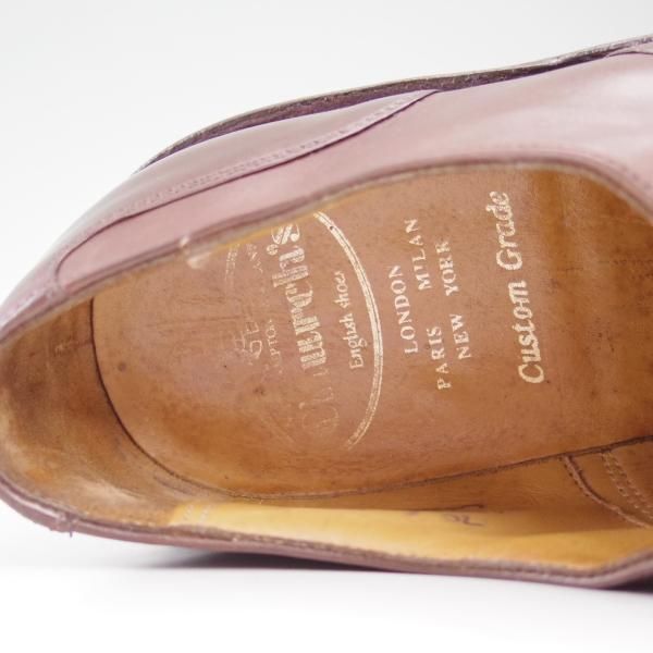 極上★チャーチ 70F/UK7【★ダイナイトソール/LANCASTER】ランカスター/100ラスト/4都市ロゴ/ストレートチップ/Church's★c338