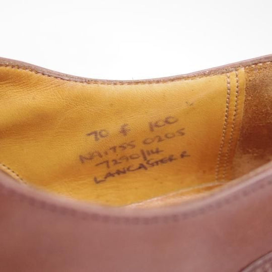 極上★チャーチ 70F/UK7【★ダイナイトソール/LANCASTER】ランカスター/100ラスト/4都市ロゴ/ストレートチップ/Church's★c338