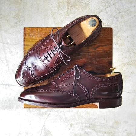 極上★チャーチ 90E/UK9【★(英)アランマカフィー別注/旧チャーチ/2〜3都市ロゴ時代】119ラスト/フルブローグ/Alan McAfee/Church's★c346