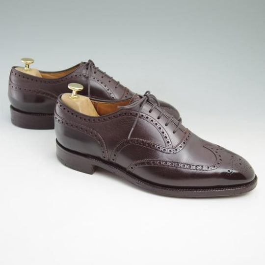 極上★チャーチ 90E/UK9【★(英)アランマカフィー別注/旧チャーチ/2〜3都市ロゴ時代】119ラスト/フルブローグ/Alan McAfee/Church's★c346