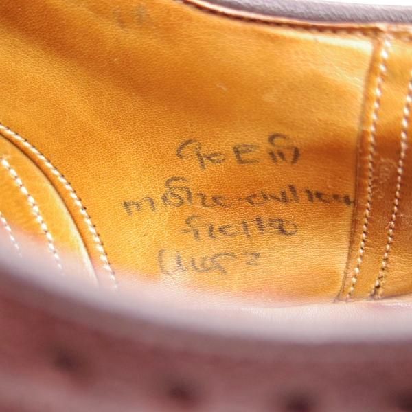 極上★チャーチ 90E/UK9【★(英)アランマカフィー別注/旧チャーチ/2〜3都市ロゴ時代】119ラスト/フルブローグ/Alan McAfee/Church's★c346