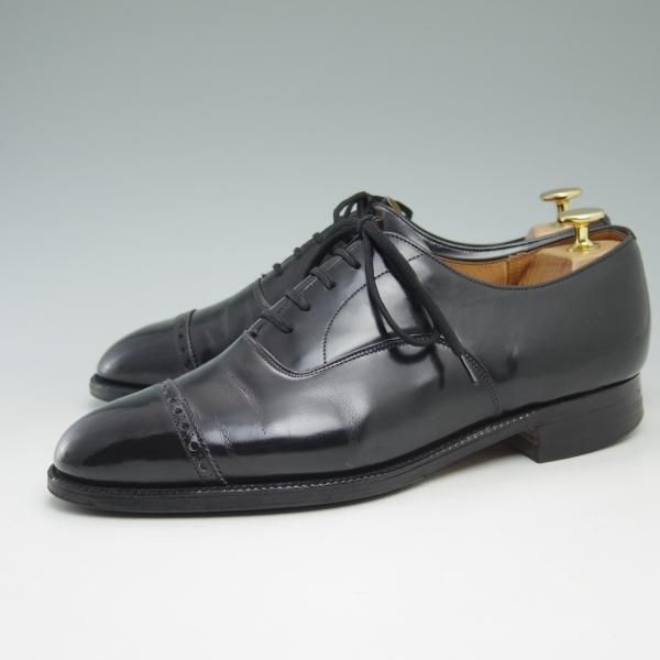 極上★チャーチ 75F/UK7.5【★旧チャーチ/3都市ロゴ/ブックバインダーカーフ】84ラスト/Barcroft/パンチドキャップトゥ/Church's★c347