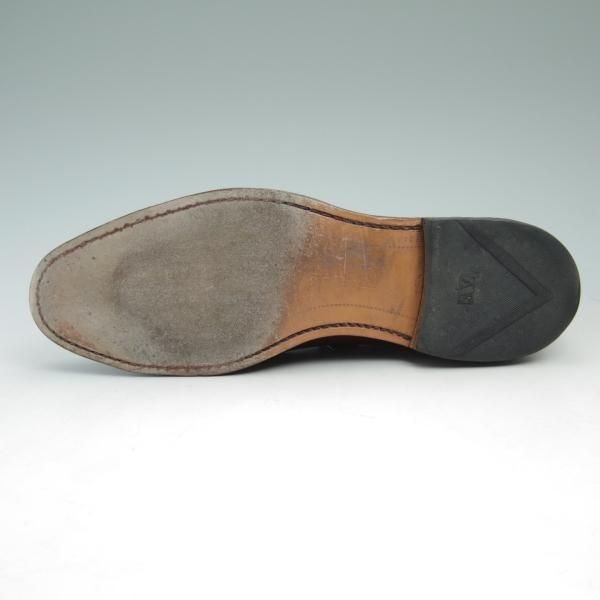 極上★(米)アレンエドモンズ 8C【定価￥75,900-★パンチドキャップ/Fifth Avenue】カーフ/赤茶/メンズ/ALLEN EDMONDS★c350