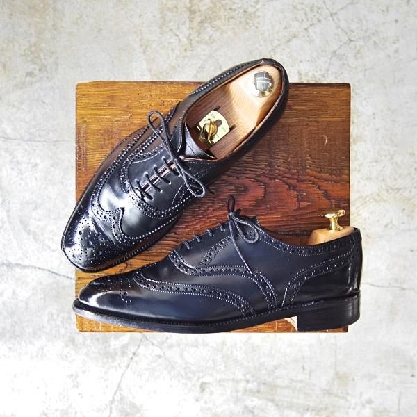 ★(英国製)REGAL/リーガル UK6【上級★80's/ブリティッシュコレクション】フルブローグ/REGAL BRITISH COLLECTION★c351