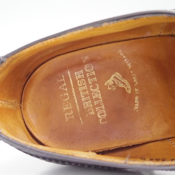 ★(英国製)REGAL/リーガル UK6【上級★80's/ブリティッシュコレクション】フルブローグ/REGAL BRITISH COLLECTION★c351