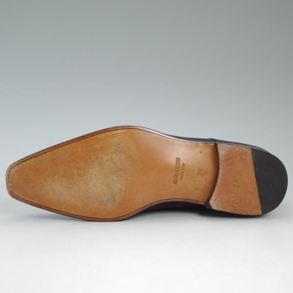 ほぼ試着程度★(スペイン製)マグナーニ SIZE 39【★ボロネーゼ製法/ダブルモンク】黒/カーフ/メンズ/MAGNANNI★c353