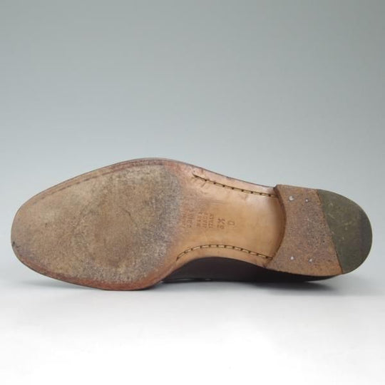 美品★(伊)タニノクリスチー 5.5【★イグアナリザード仕様】REAL LIZARD/リアルリザード/108098/コンビ ローファー/TANINO CRISCI★c364