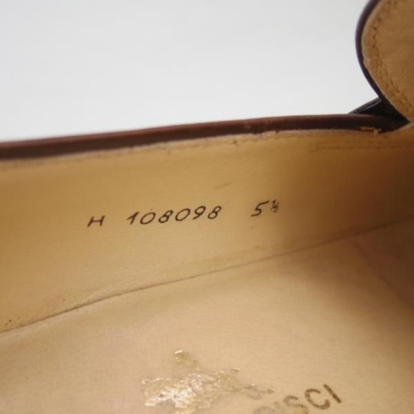 美品★(伊)タニノクリスチー 5.5【★イグアナリザード仕様】REAL LIZARD/リアルリザード/108098/コンビ ローファー/TANINO CRISCI★c364