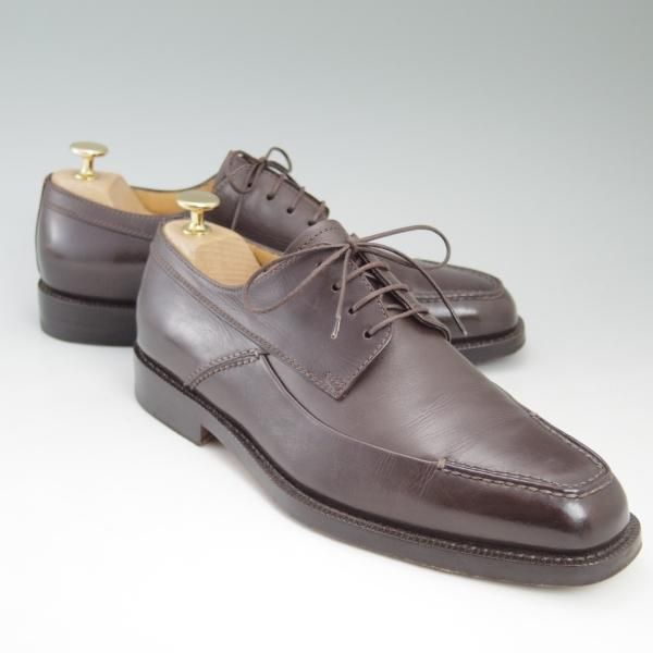 極美品★(伊)タニノクリスチー SIZE 6.5【希少★ブラックラピド製法】133301/濃茶/Uチップ/TANINO CRISCI★c367