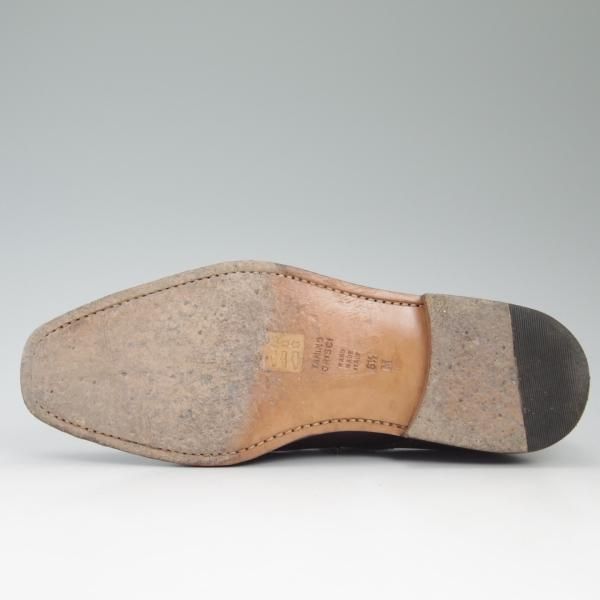 極美品★(伊)タニノクリスチー SIZE 6.5【希少★ブラックラピド製法】133301/濃茶/Uチップ/TANINO CRISCI★c367