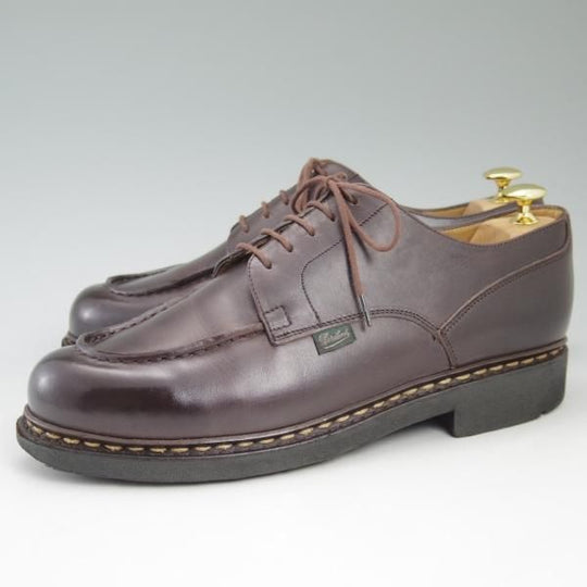 美品★パラブーツ SIZE 8.5【★シャンボード/CHAMBORD】カフェ/LIS CAFE/TEXソール/Uチップ/Paraboot★c368
