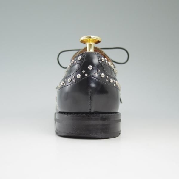 極上★チャーチ(レディース) SIZE 36.5【定価￥103,680★バーウッド/BURWOOD MET/スタッズ】ポリッシュドバインダーカーフ/フルブローグ/Church's★c369